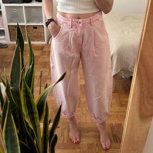 Zara Slouchy Pink Jeans